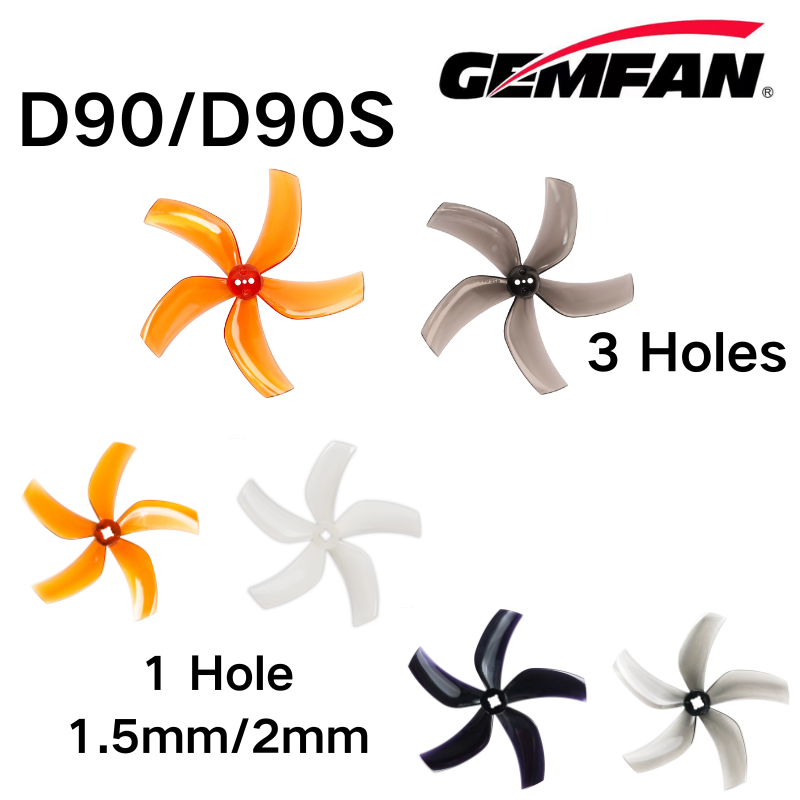 Micro Fpv Quad - D90 5 Blade Propeller D90-5 Gemfan