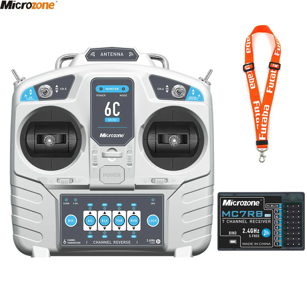 Drone Helicopter Rc - MicroZone MC6C Mini V2 2.4G 6CH