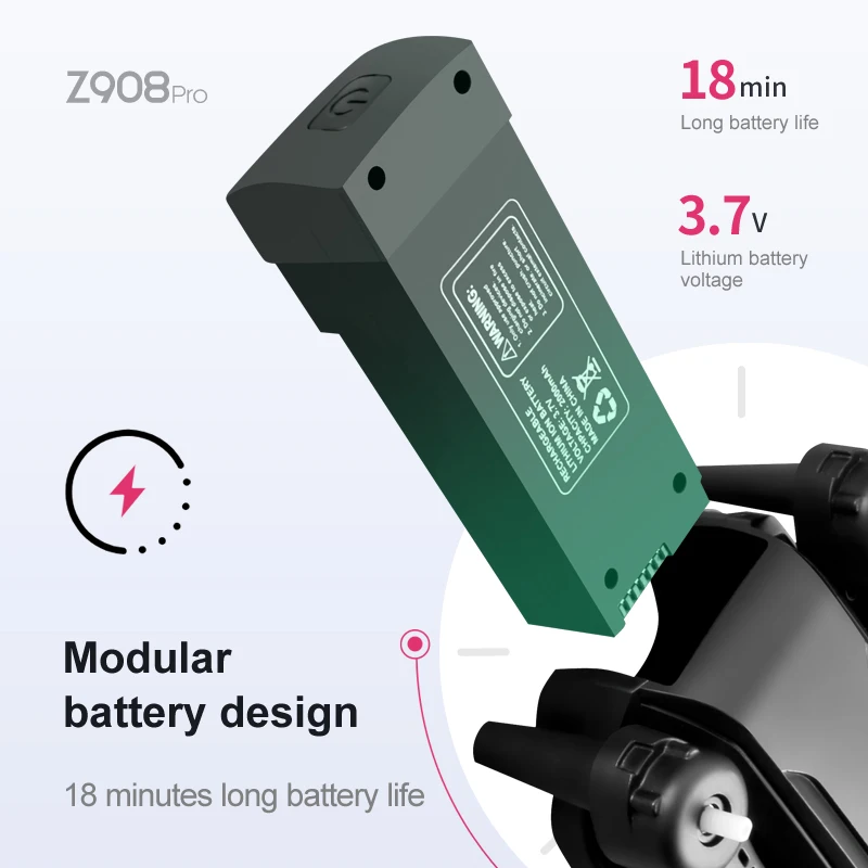 Z908 Pro Max Dron Battery 3.7V - đánh giá và giá Drone Rc Pro