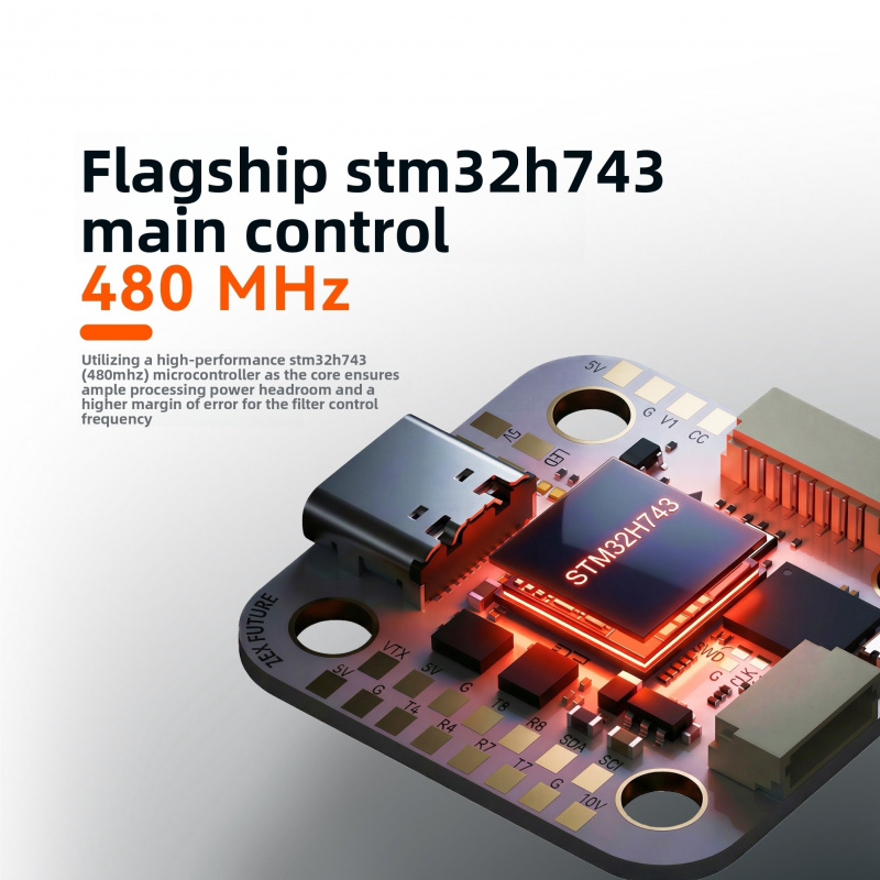 ZEX ATHENA H743 Mini Flight Co - đánh giá và giá Drone Rc Flight Controller