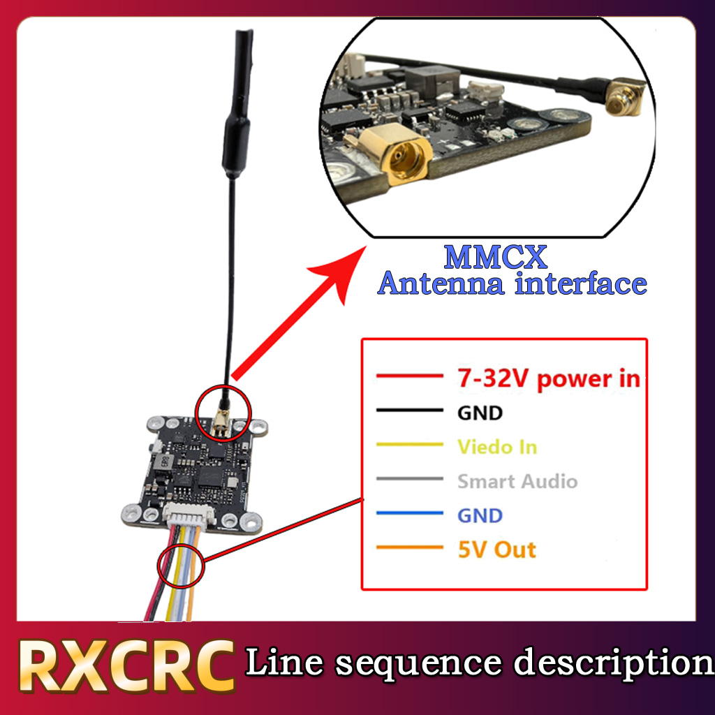 RXCRC 5.8G Module 48CH 1.6W VT - đánh giá và giá Drone Rc Remote Control