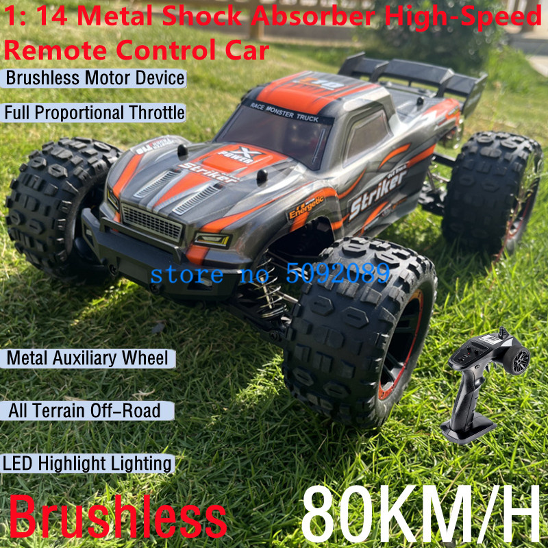 Professional 1:14 Metal Shock  - đánh giá và giá Esc 4In1 Brushless
