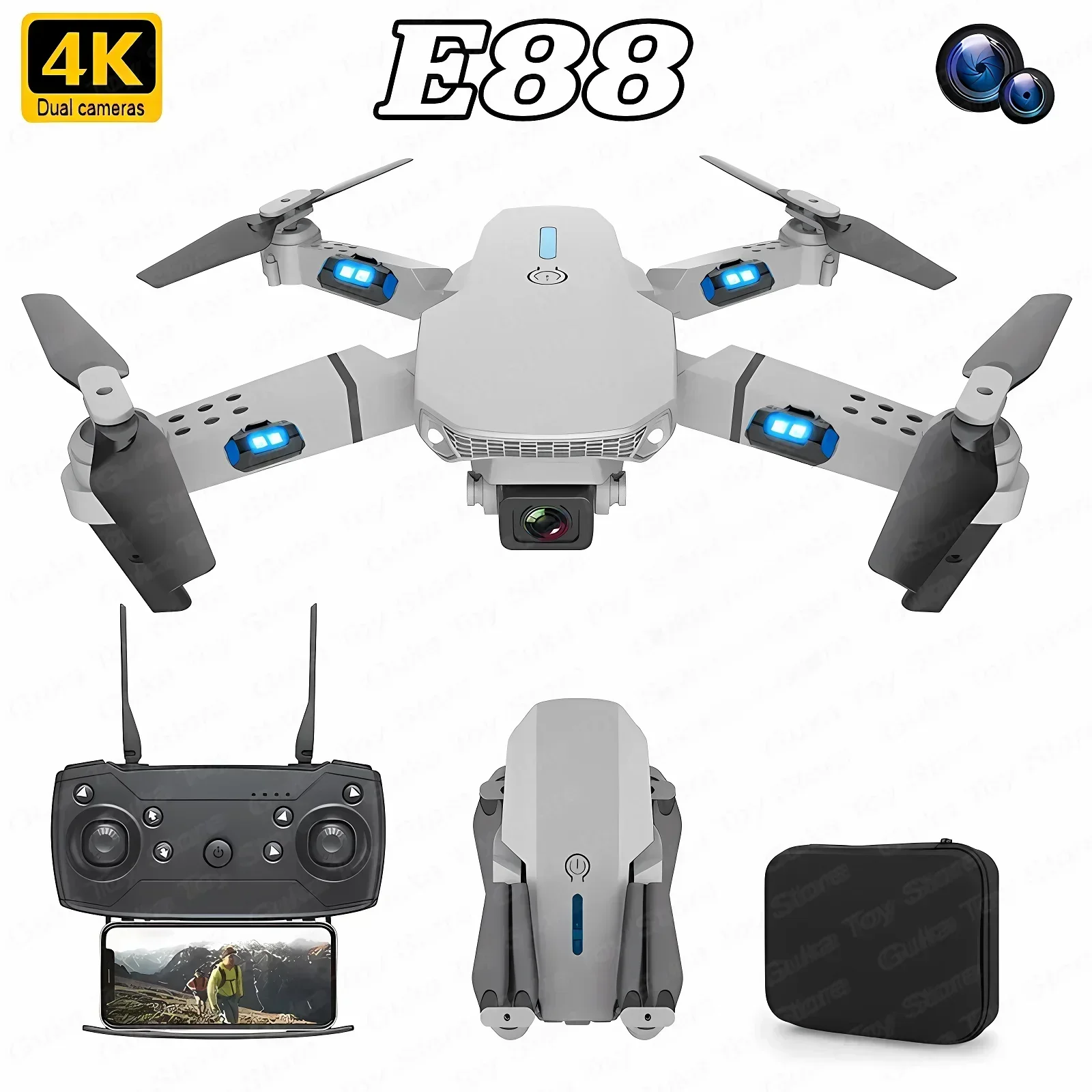 New E88 Pro Wifi Fpv Drone Wit - đánh giá và giá Drone Rc Not Connected