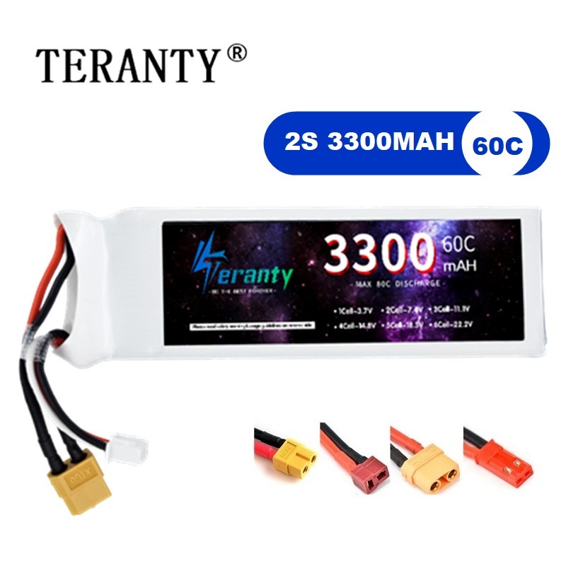 2S 7.4V LiPo Battery 3300mAh 6 - đánh giá và giá Drone Rc Boat