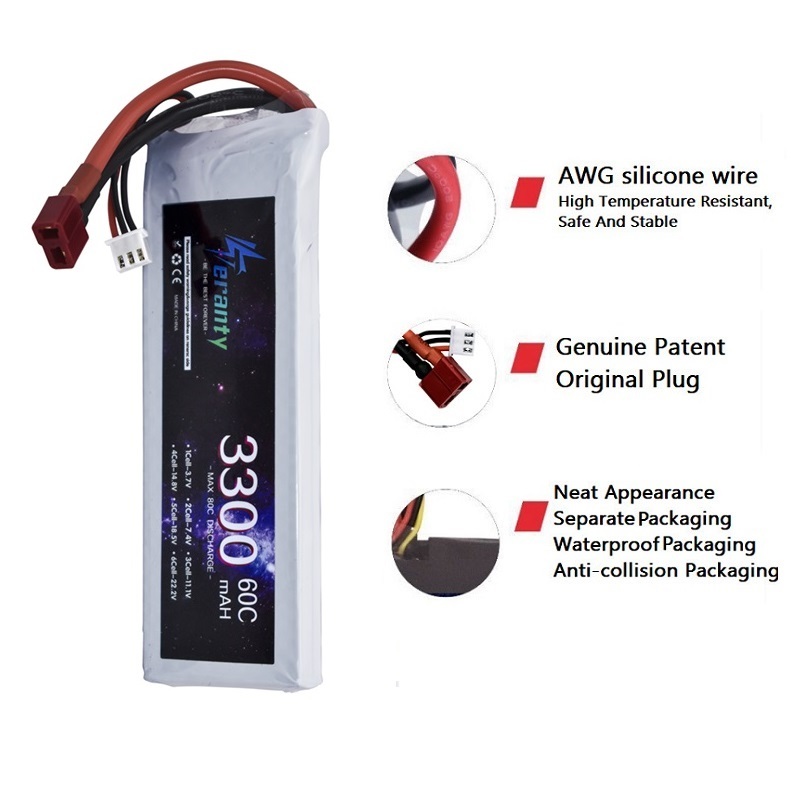 2S 7.4V LiPo Battery 3300mAh 6 - đánh giá và giá Drone Rc Boat