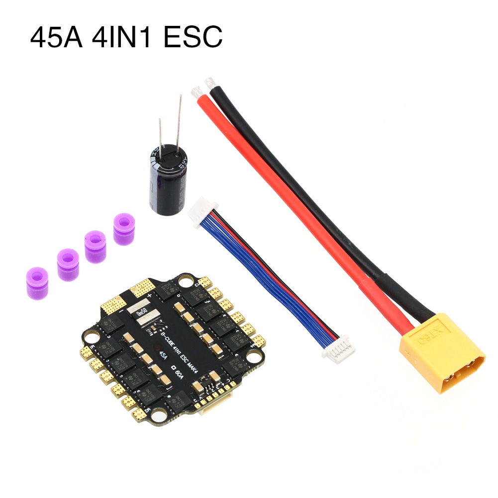 UAngel 4IN1 45A 60A ESC BLHELI - đánh giá và giá Esc 4In1 Brushless