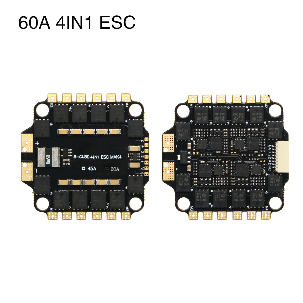 UAngel 4IN1 45A 60A ESC BLHELI - đánh giá và giá Esc 4In1 Brushless
