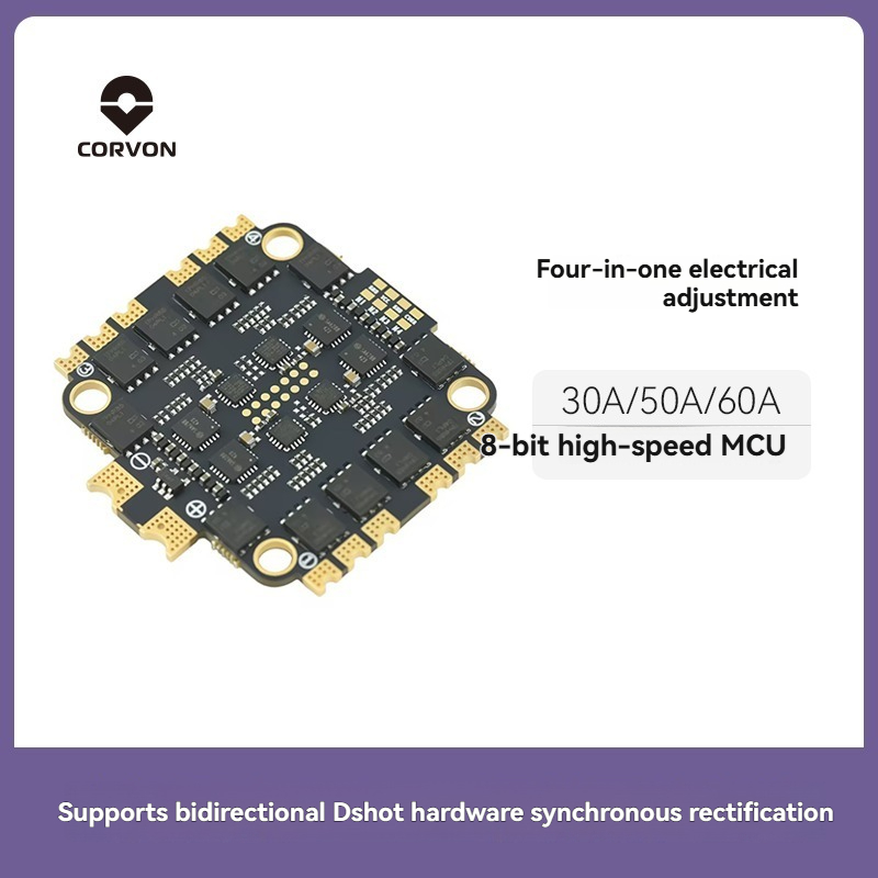 CORVON 8bit 30A 50A6 0A 4in1   - đánh giá và giá Esc 4In1 Brushless