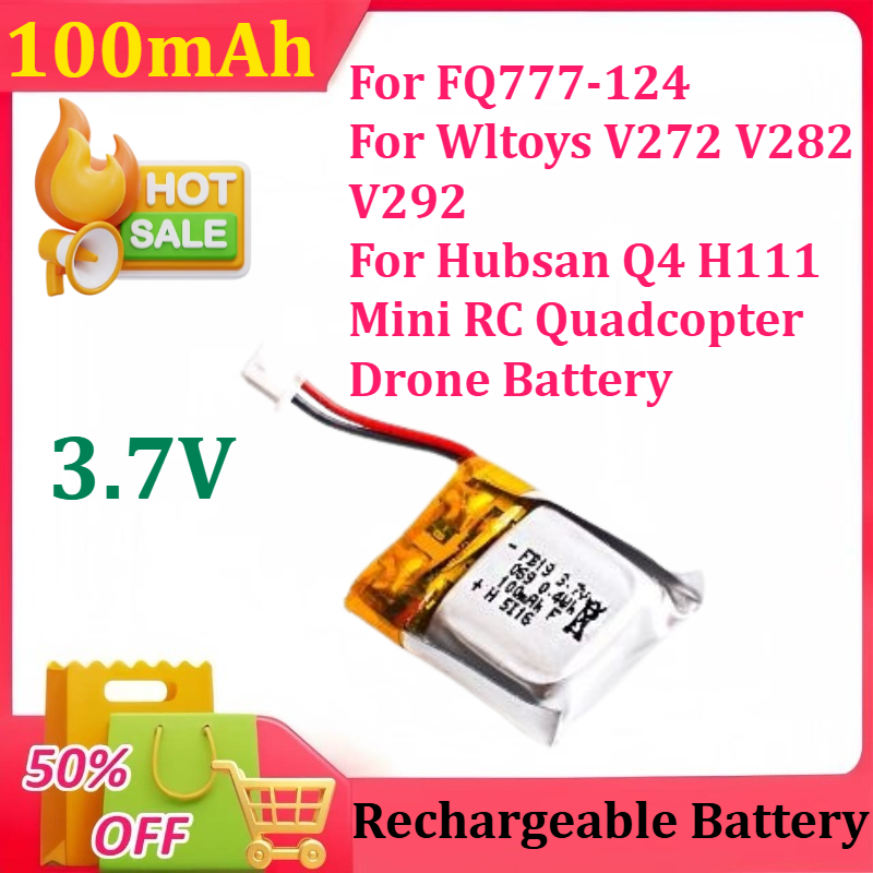 3.7V 100mAh Lipo Battery for F - đánh giá và giá Drone Fq777 Rc Quadcopter