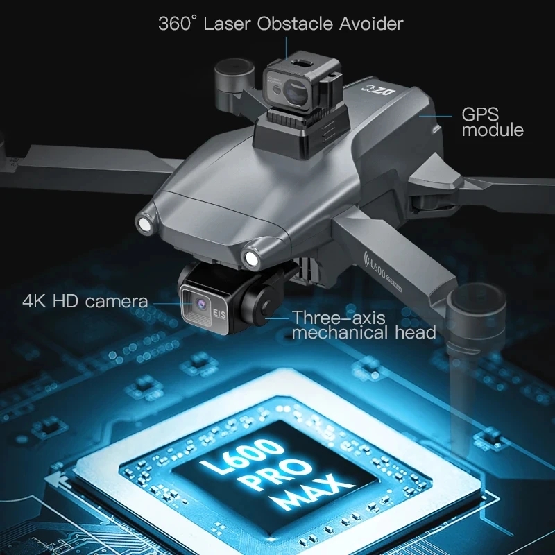 L600 PRO MAX GPS Drone Profess - đánh giá và giá Drone Rc Pro