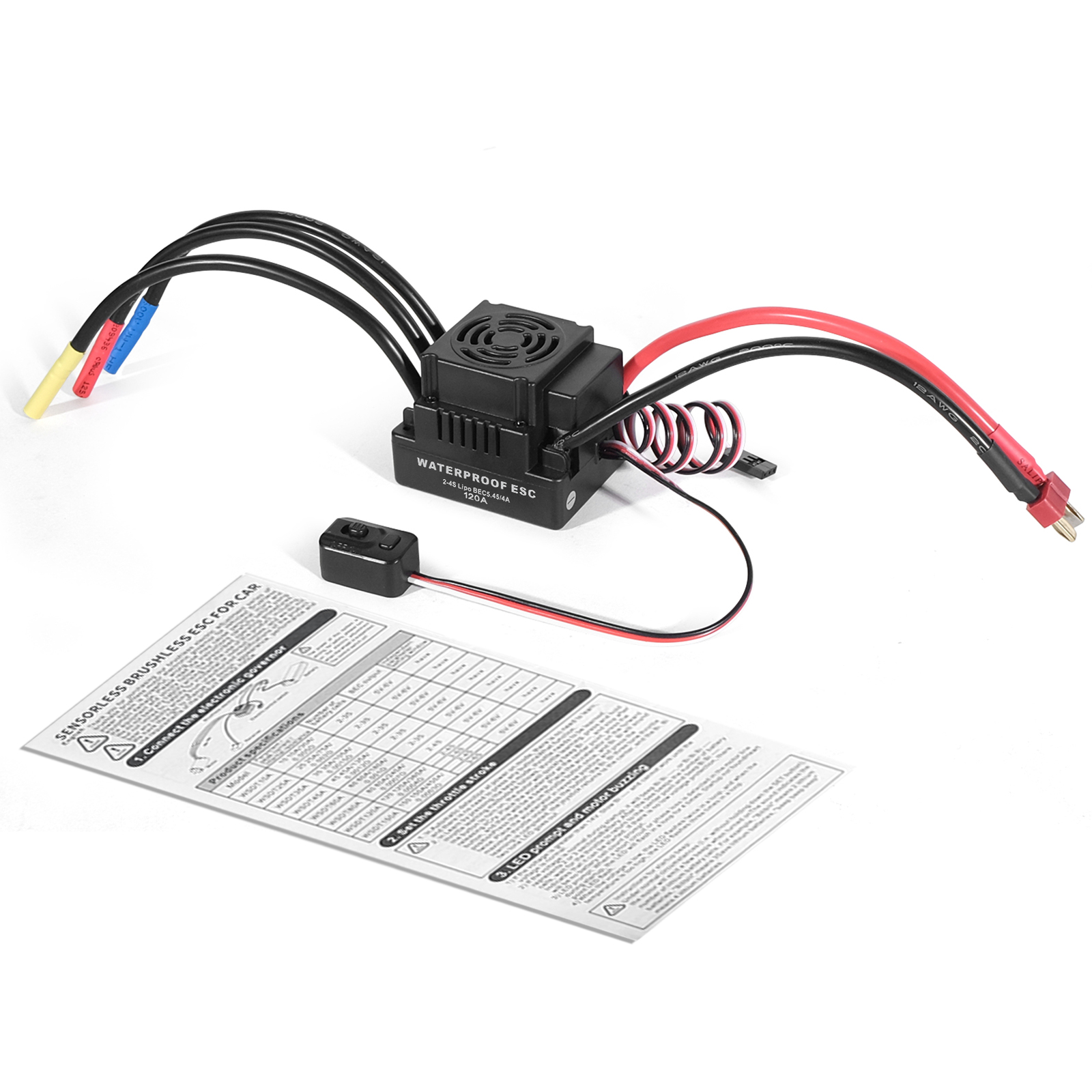 Upgrade Sensorless 120A Brushl - đánh giá và giá Esc 4In1 Brushless