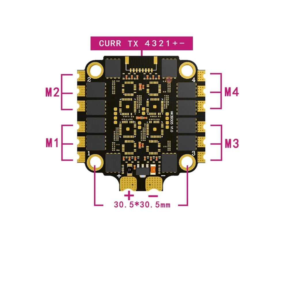 HAKRC 60A Blheli_32 2-6S 4 In  - đánh giá và giá Esc 4In1 Brushless
