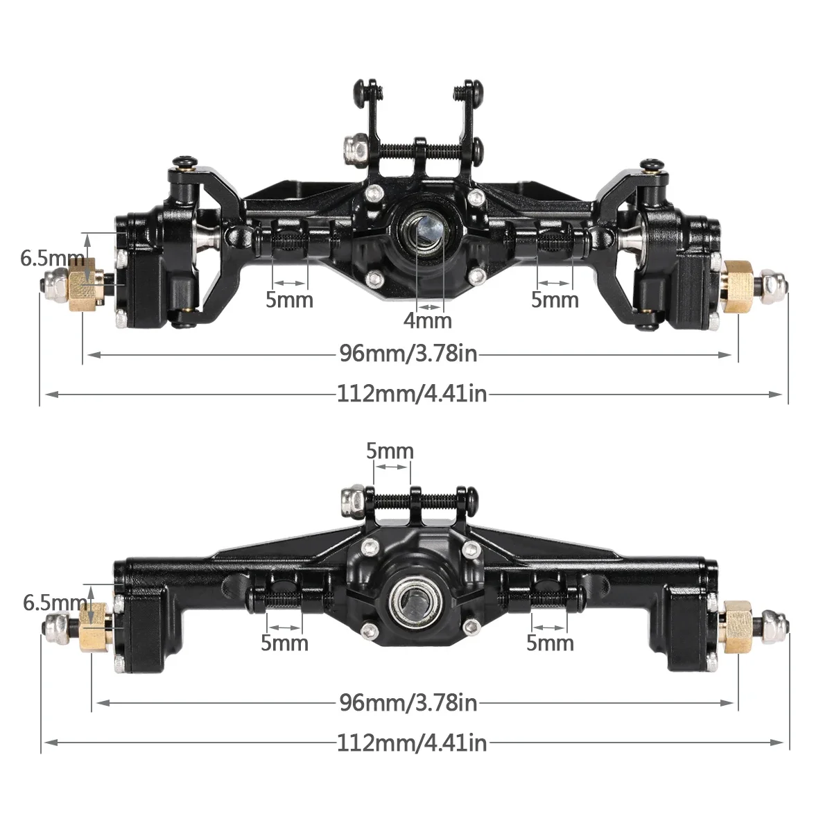 TRX4M Aluminum Front Rear Port - đánh giá và giá Rc Crawler Axle Parts