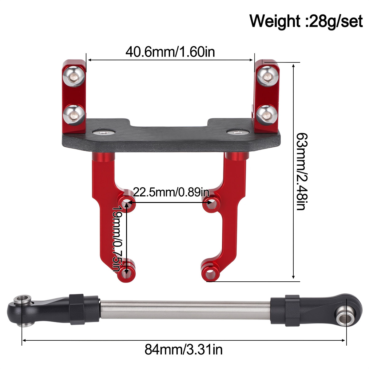 Aluminum Alloy Servo Mount Bas - đánh giá và giá Rc Crawler Axle Parts