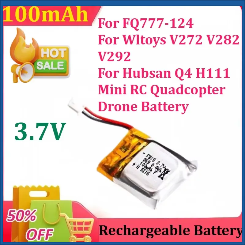 3.7V 100mAh Lipo Battery for F - đánh giá và giá Drone Fq777 Rc Quadcopter