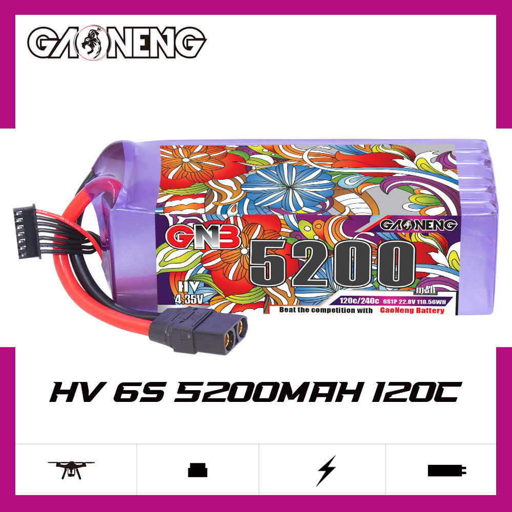 GNB Lipo Battery 6S 22.8V 3000 - đánh giá và giá Drone Rc Boat
