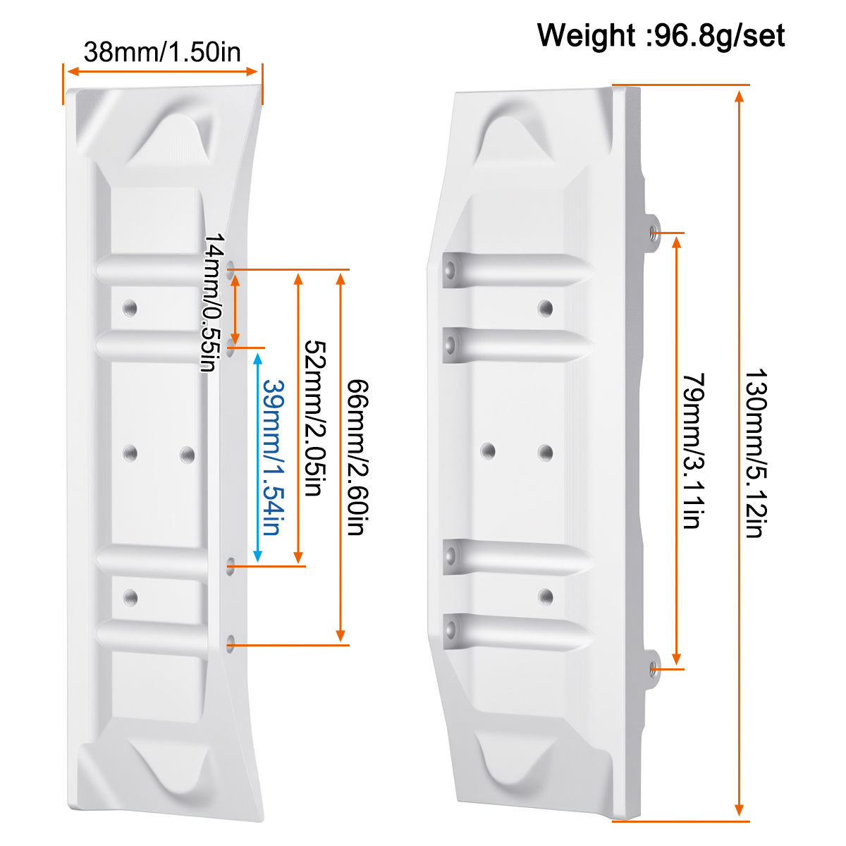 Aluminum Side Pedal for Vanqui - đánh giá và giá Rc Crawler Axle Parts