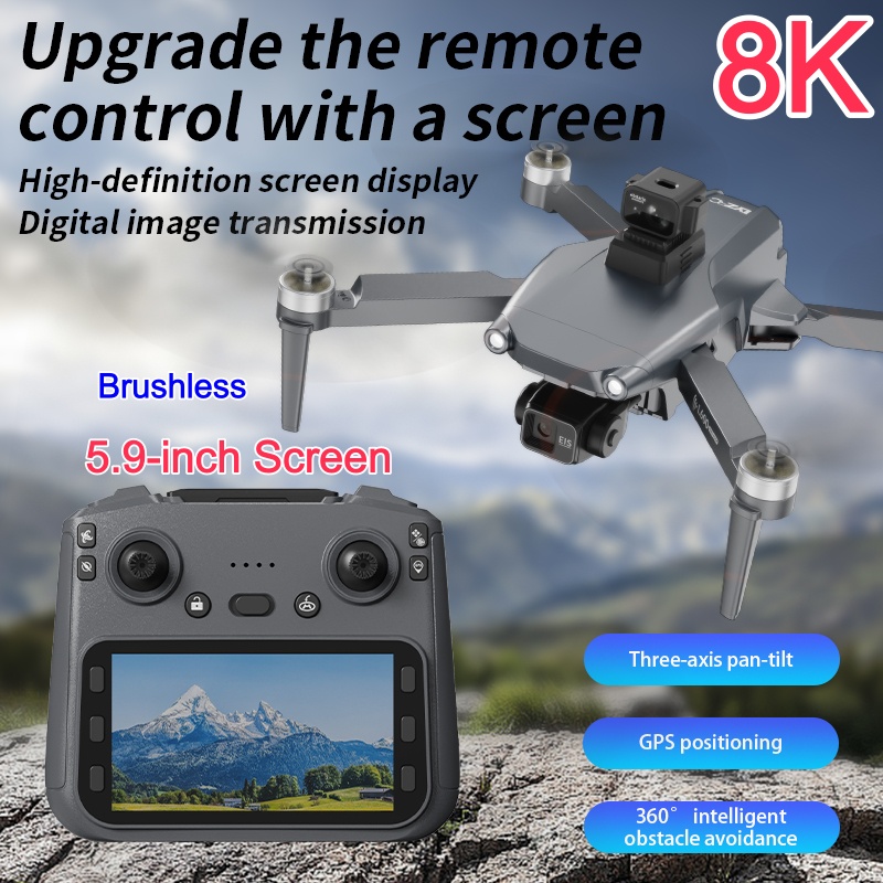 8K ESC Dual Camera Drone GPS P - đánh giá và giá Esc 4In1 Brushless